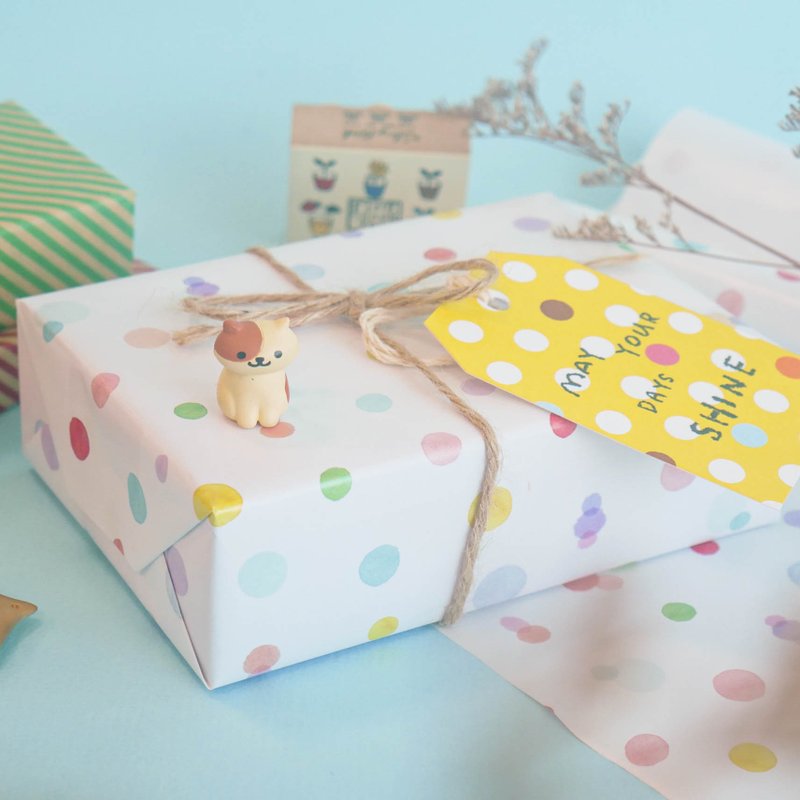 Little Fresh - Wrapping Paper (2K). JW-97. Gift packaging. Filling decoration. Japanese style - กล่องของขวัญ - กระดาษ 