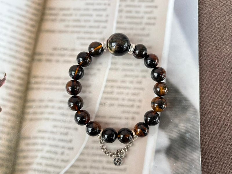 大漆琥珀如意手串 - 手鍊/手環 - 其他材質 紅色