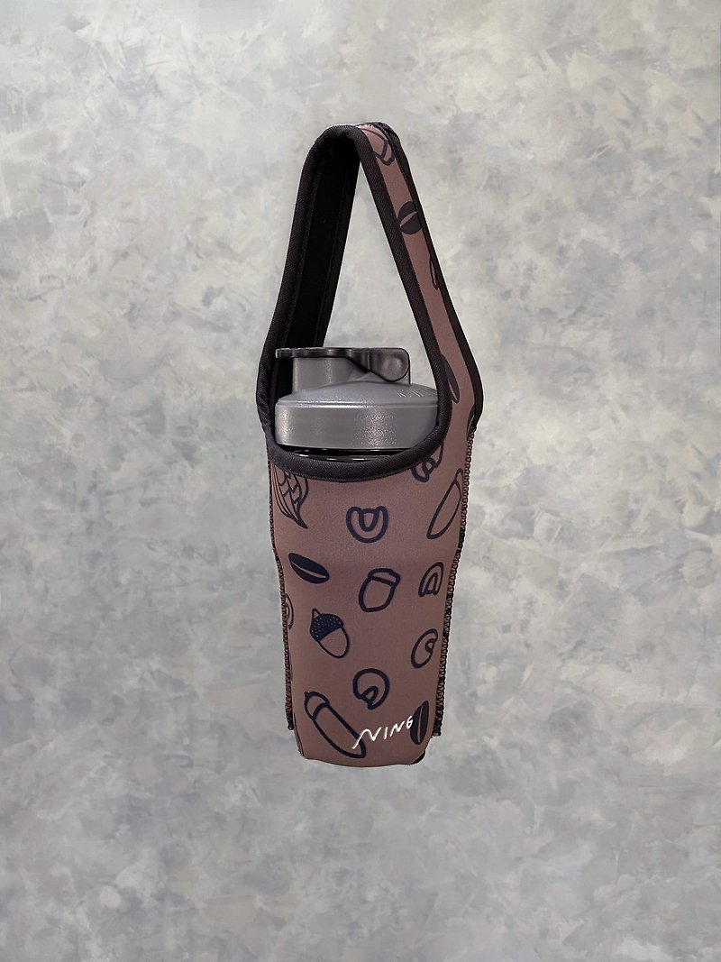 BLR Eco-friendly Beverage Bag Chestnut Zhang Ning Joint Model Ti 55 - Beverage Holders & Bags - Polyester Brown