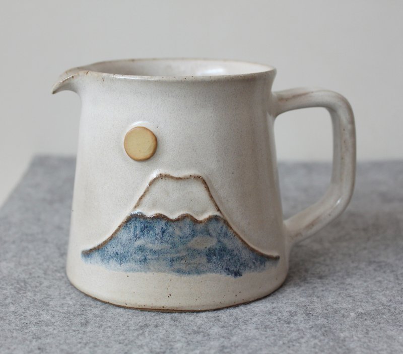 日月版 富士山 - 咖啡分享壺 - 咖啡壺/咖啡器具 - 陶 