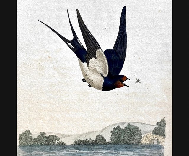 つばめの刺繍絵／日本の古道具 つばめの刺繍絵／日本の古道具 - メルカリ