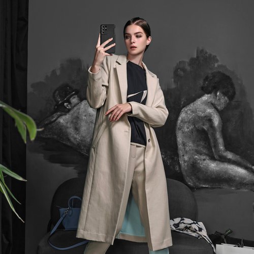 Arnev リネン　ロングコート フレンチリネン ロングコート | NOMBRE IMPAIR