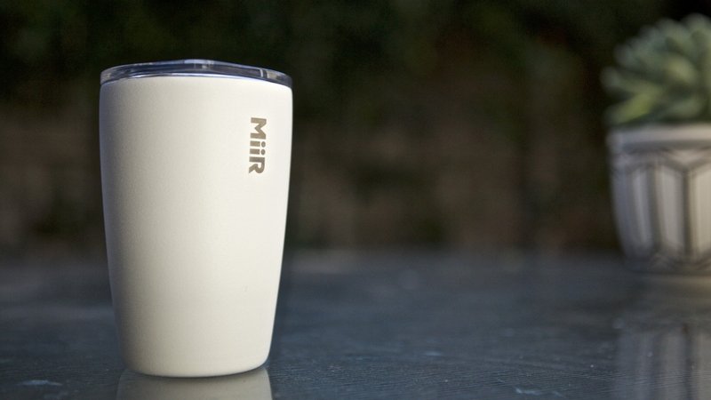 MiiR Vacuum-Insulated (stays hot/cold) Tumbler 6oz//177ml White - Vacuum Flasks - Stainless Steel White