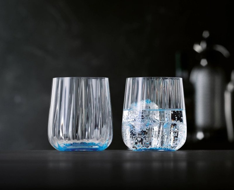 【Spiegelau】 Life Style water cup 340ml-2 pieces set/blue - Bar Glasses & Drinkware - Glass 