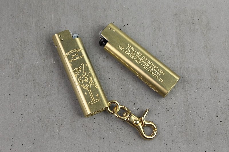Brass lighter sets - Vietnam war naked female models (brass primary colors) - อื่นๆ - โลหะ 