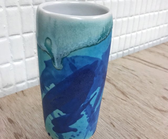 陶器製山水画花瓶 高さ約50cm shizuku_wallvase-g_s1100.jpg?v