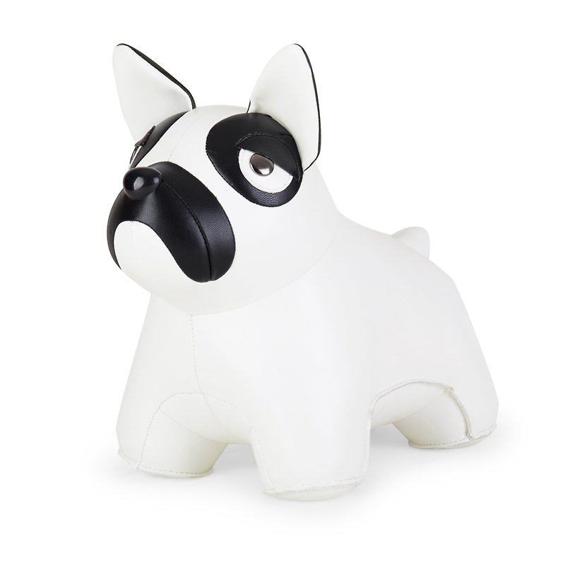 Zuny - French Bulldog Styling Animal Door Stop - Items for Display - Faux Leather Multicolor