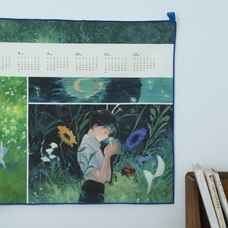 預購 韓國人氣插畫家NOMA 2026插畫手作掛曆 把掛布變成日常小物 - 海報/掛畫/掛布 - 棉．麻 