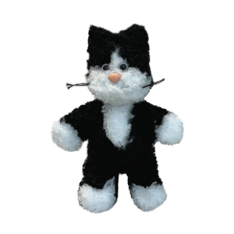 Tuxedo cat keyring - ที่ห้อยกุญแจ - อะคริลิค สีดำ