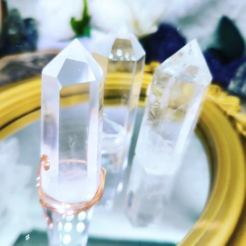 zen crystal jewelry 礦石設計 消磁淨化 白水晶柱