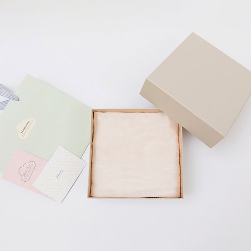 MARURU 日本手作 • 六層紗 【禮盒組】日本製 有機棉編織三層紗浴巾【新生兒禮/出生送禮】