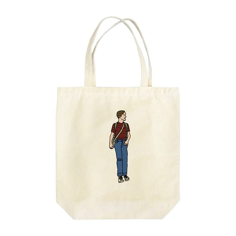 Gordie Tote Bag - กระเป๋าถือ - ผ้าฝ้าย/ผ้าลินิน 
