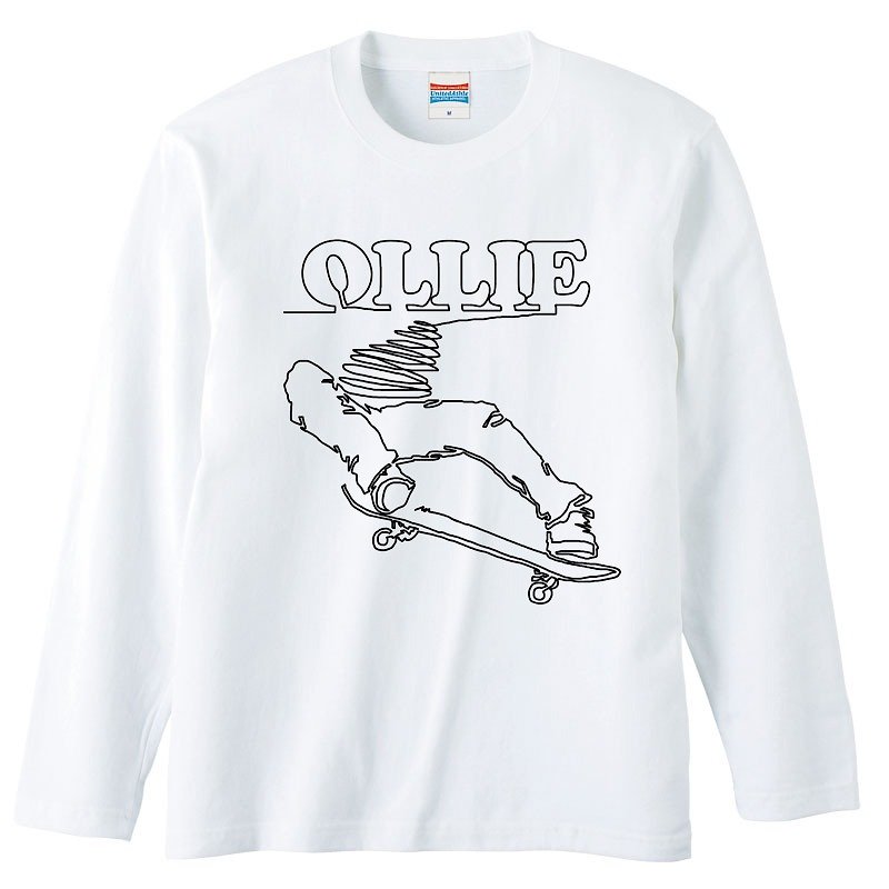 ロングスリーブTシャツ / OLLIE - Tシャツ メンズ - コットン・麻 ホワイト