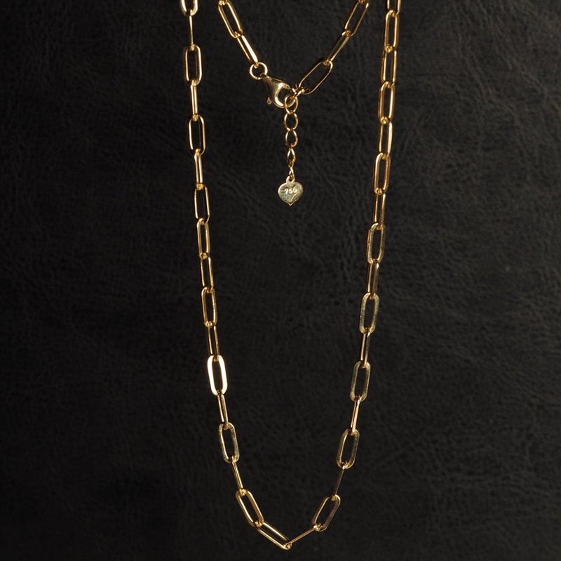 18K Gold Link Chain Necklace - Necklaces - Precious Metals 