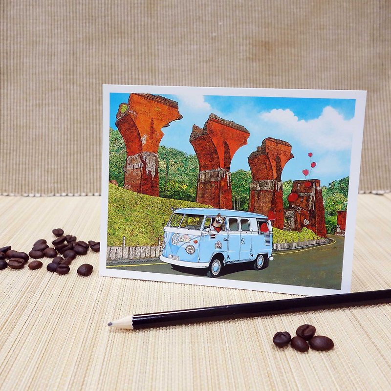 【Taiwanese Artist-Lin Zongfan】Postcard-GO! The Dream Starts - การ์ด/โปสการ์ด - กระดาษ 