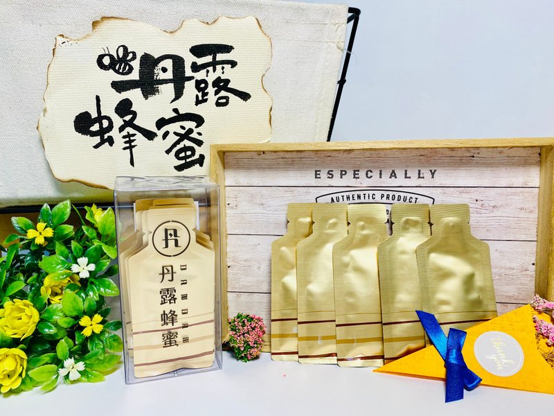 【丹露蜂蜜】純龍眼蜂蜜隨身包10g*10入 - 果醬/抹醬 - 其他材質 橘色