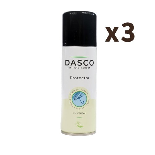 SHOESMART 鞋之潔護專家 英國伯爵DASCO 4012防水防汙劑 200ml 3入組 防水噴霧 防水劑