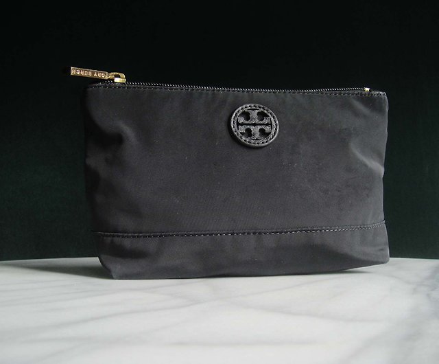 OLD-TIME】Early second-hand old bag TORY BURCH cosmetic bag - Shop OLD-TIME  Vintage & Classic & Deco Toiletry Bags & Pouches - Pinkoi