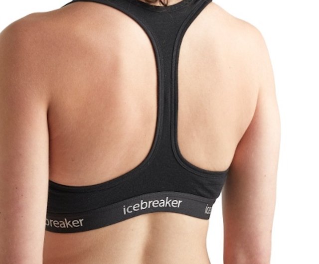 icebreaker】Women's Sprite Sports Bra-BF150-Black - Shop planedo