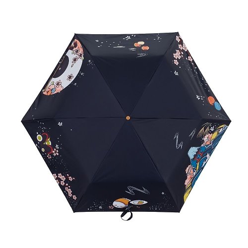 Boy Umbrellas boy三折極輕版 防曬鉛筆傘 - 富士山