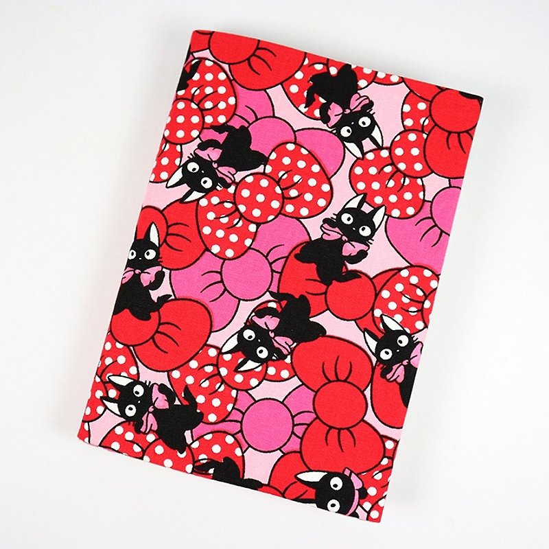 布書套 布書衣  - 蝴蝶貓 - 筆記本/手帳 - 其他材質 紅色