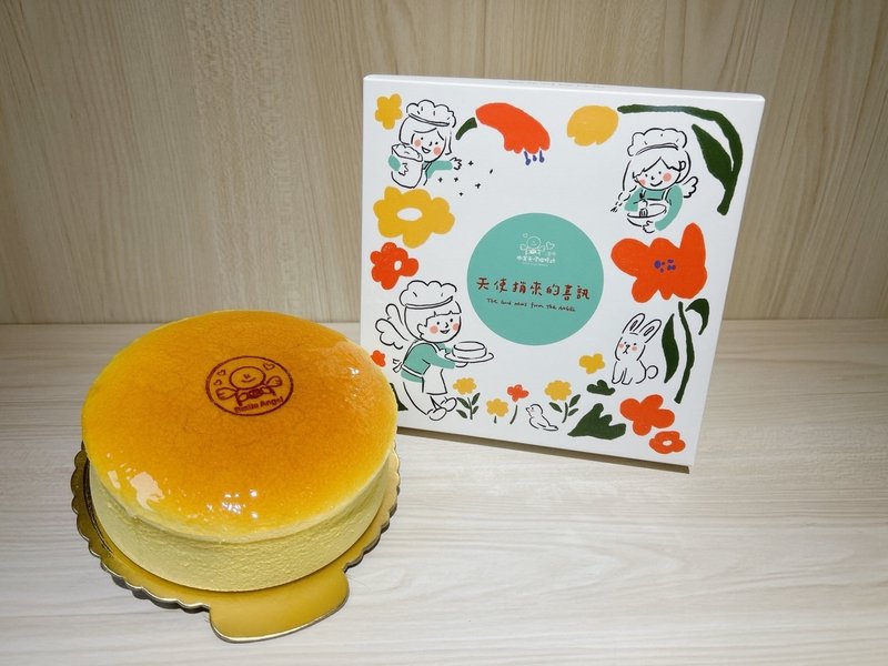 【微笑天使】雲朵輕乳酪蛋糕 (6吋) - 蛋糕/甜點 - 紙 