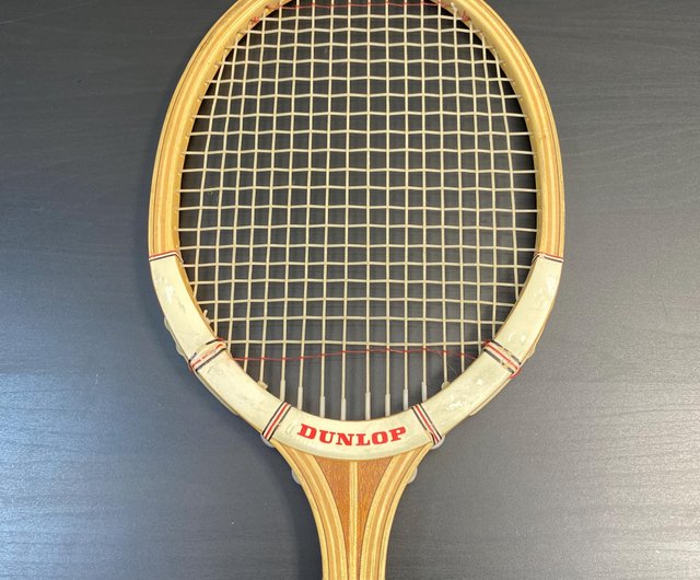 ヴィンテージ DUNLOP MAXPLY テニスラケット、木製ダンロップフォート、イギリス、ライトグリップ 4 - ショップ Vintage  Lover その他 - Pinkoi