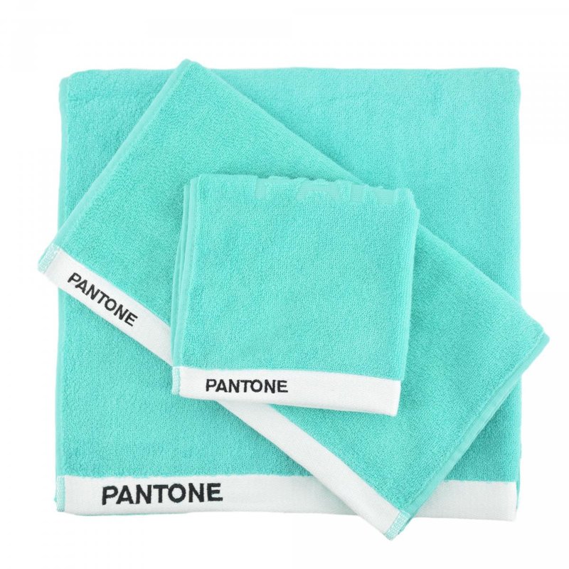 PANTONE - 100%優質純棉純色3合1毛巾套裝 (2010T) - 毛巾/浴巾 - 棉．麻 藍色
