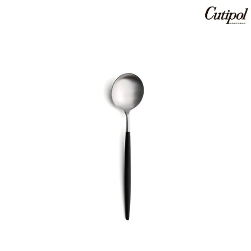 Cutipol 葡萄牙Cutipol GOA系列黑柄21cm主餐匙