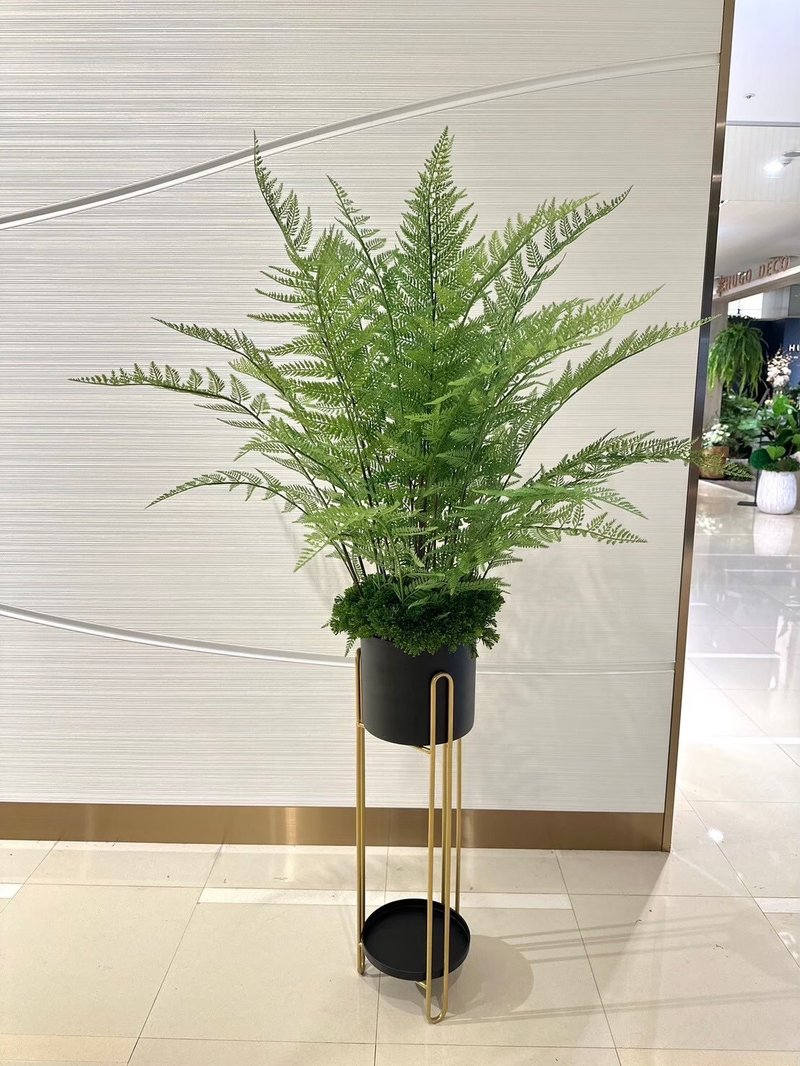 高擬真馬耳蕨落地植栽 免運專人配送限雙北市 其餘地區需補運費 - 盆栽/植栽 - 其他材質 綠色