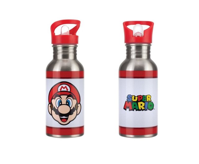 Pyramid UK Official Nintendo Super Mario Bros Metallic Bottle,700mL