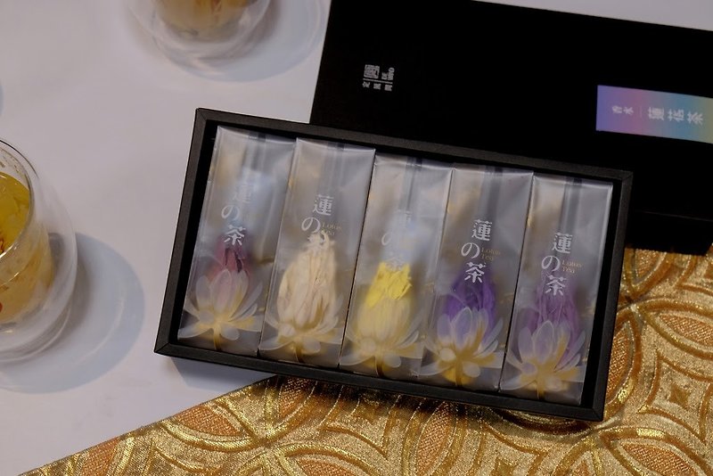 [Mid-Autumn Festival Gift Box] Lotus Tea Series/Colorful Lotus Tea-Ten Gift Box - Tea - Plants & Flowers 