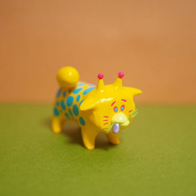 Cosmos Giraffe - 公仔模型 - 黏土 黃色