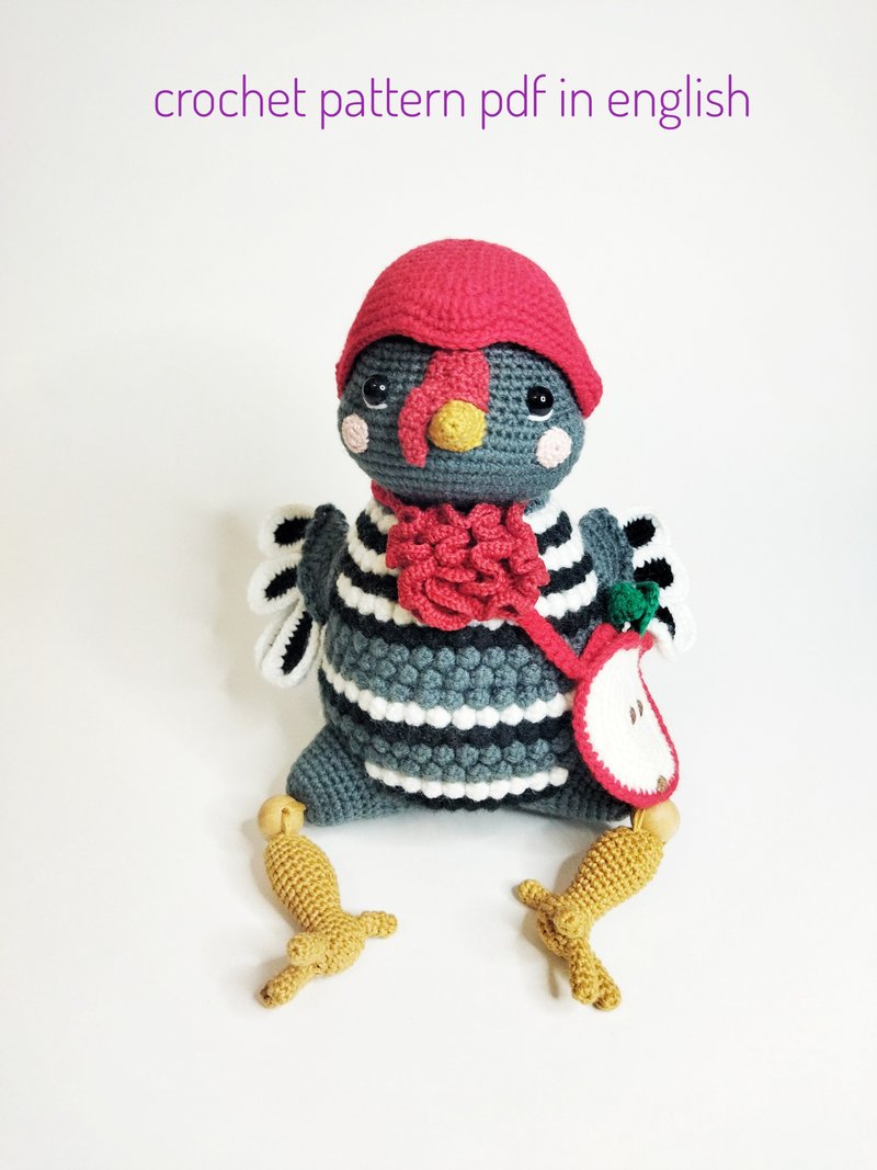火鸡鸟钩针图案pdf。 Amigurumi软玩具土耳其英语教程 - 手工藝教學/工具書 - 其他材質 
