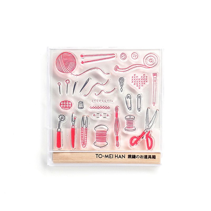 TO-MEI HAN Sewing tool box - Stamps & Stamp Pads - Resin Transparent