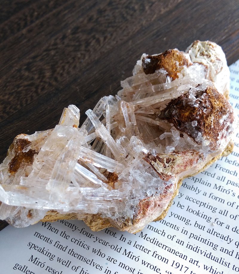 Gypsum 貴州產地 石膏 晶簇 石灰岩共生礦 天然礦石 原礦 - 擺飾/家飾品 - 其他材質 