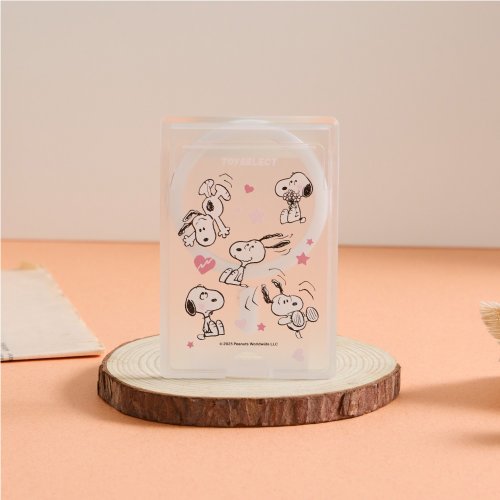 TOYSELECT SNOOPY史努比害羞碎花MagSafe磁吸卡片夾