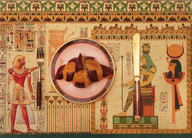 埃及 餐墊 - 餐桌布/餐墊 - 防水材質 金色