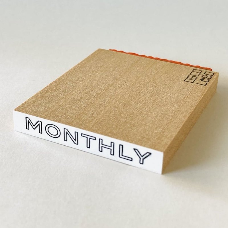 Gym Stamp Manager MONTHLY 【Every month】 - ตราปั๊ม/สแตมป์/หมึก - ยาง 