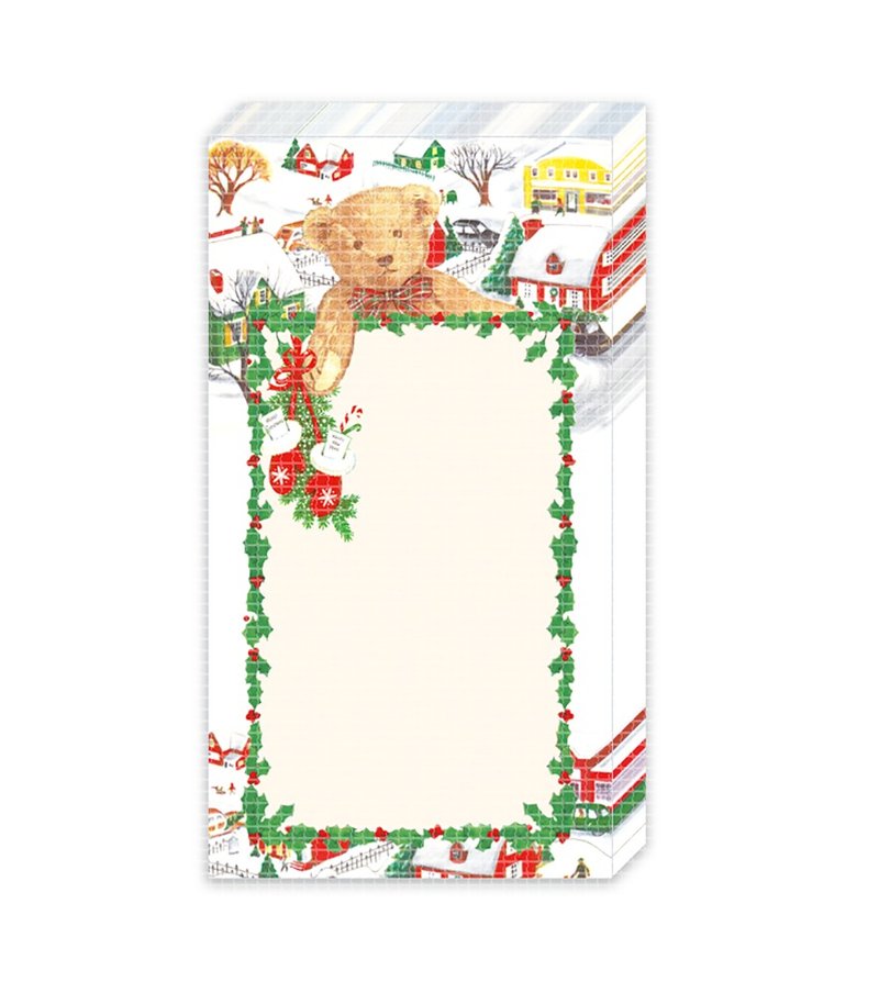 Christmas village memopad - 便條紙/便利貼 - 紙 