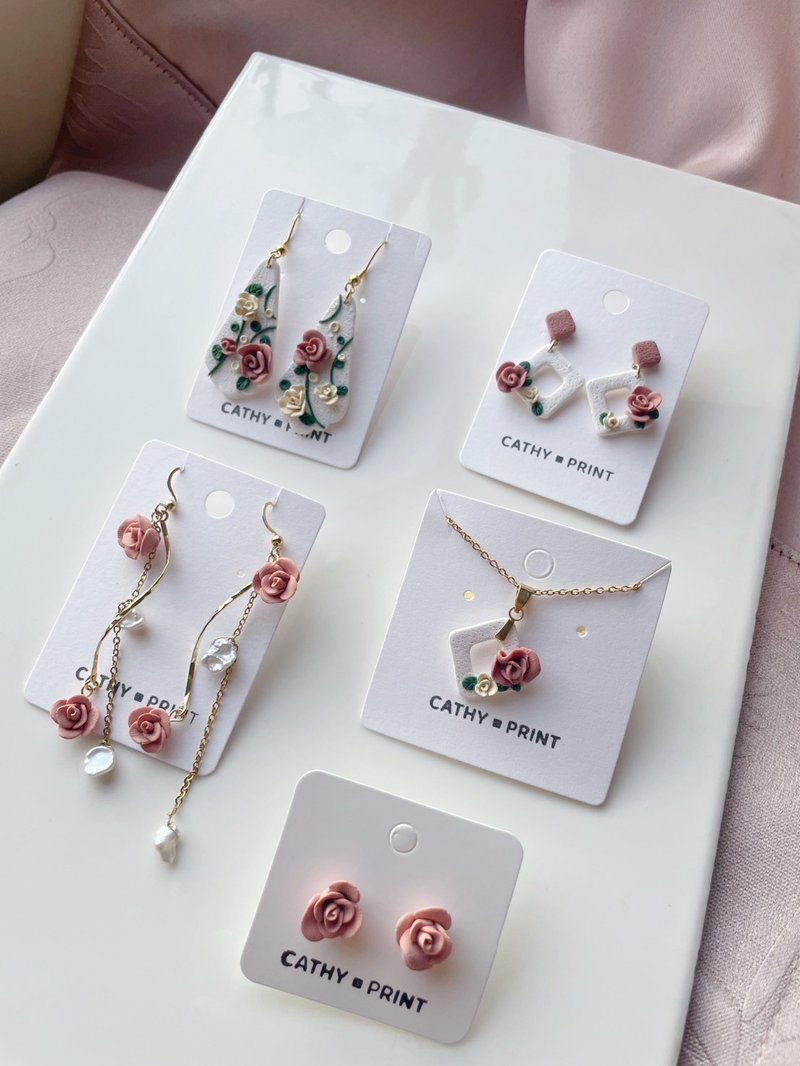 秋 序曲 Autumn Overture - 耳環/耳夾/耳骨夾 - 其他材質 