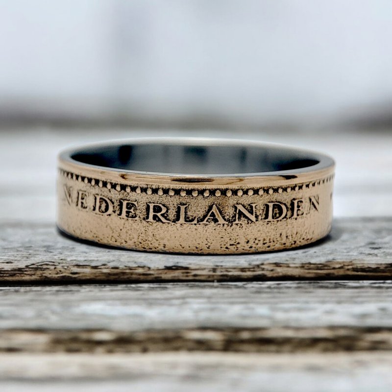 Netherlands Coin Ring 1 guild 19892013, Netherland Ring, Man Ring Netherlands 設計館