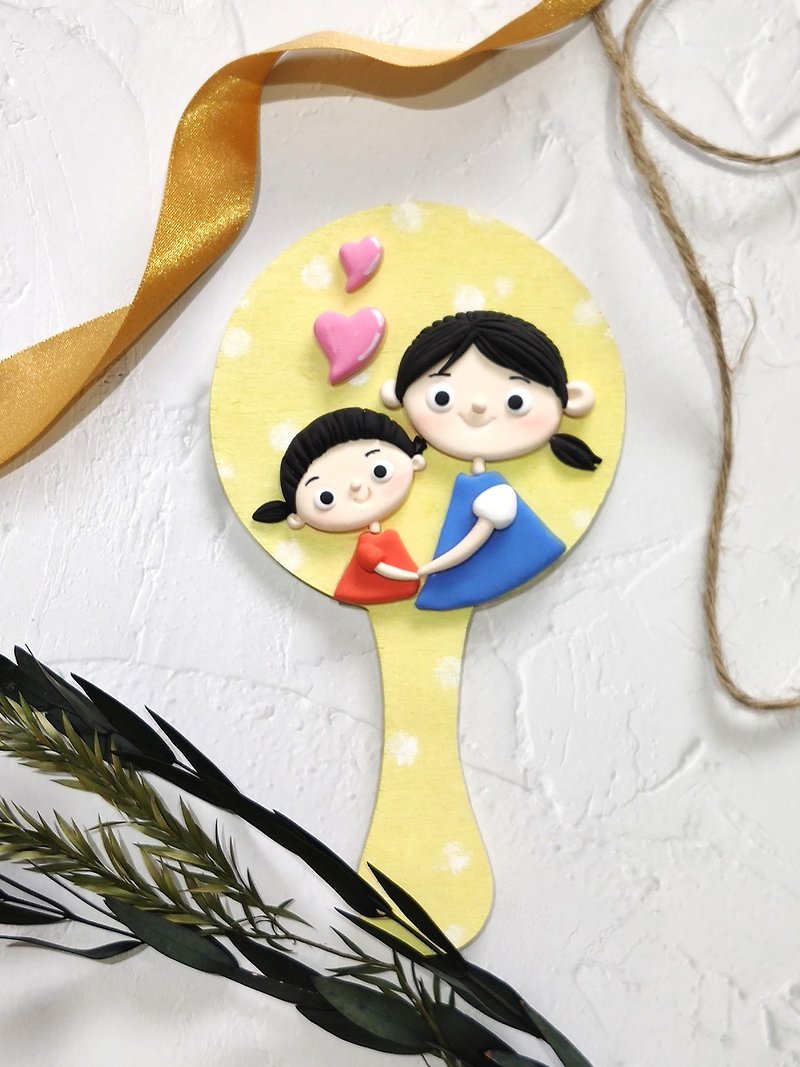 Clay Hand Mirror (Material Pack + Teaching Video) Mother&#39;s Day/Graduation Gift/Thank You Gift