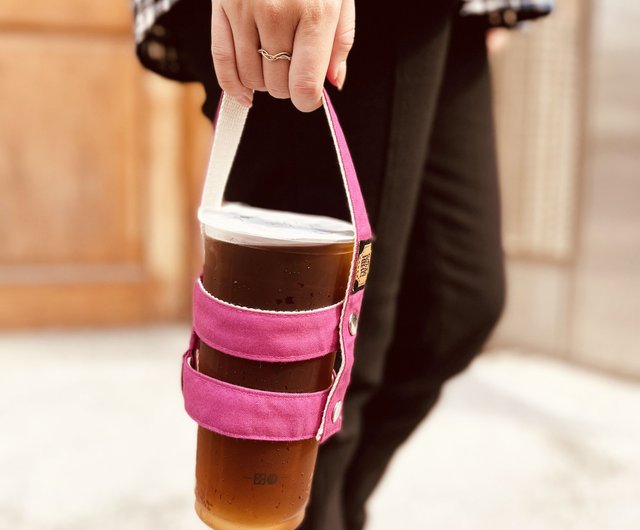 Hemp Water Bottle Holder Bag To Attach To Belts