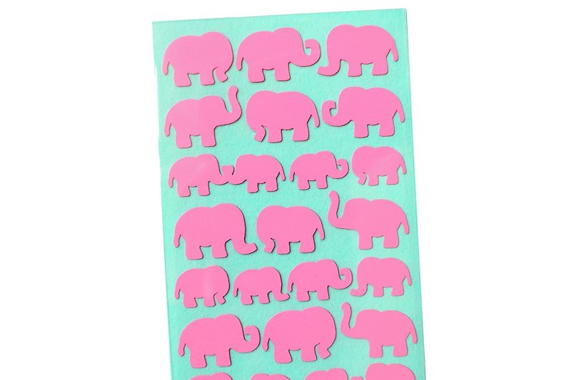 Elephant Stickers (242) - Stickers - Waterproof Material Multicolor