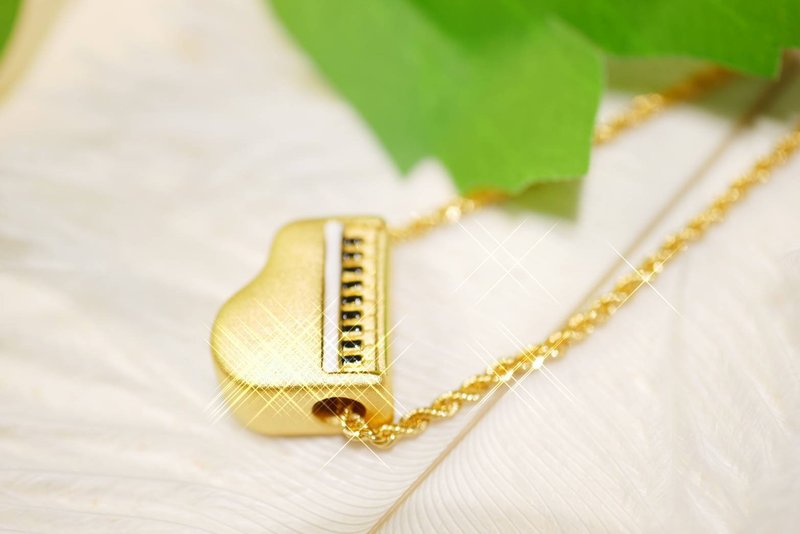 鋼琴-硬金工藝 - 手鍊/手環 - 24k 金 金色