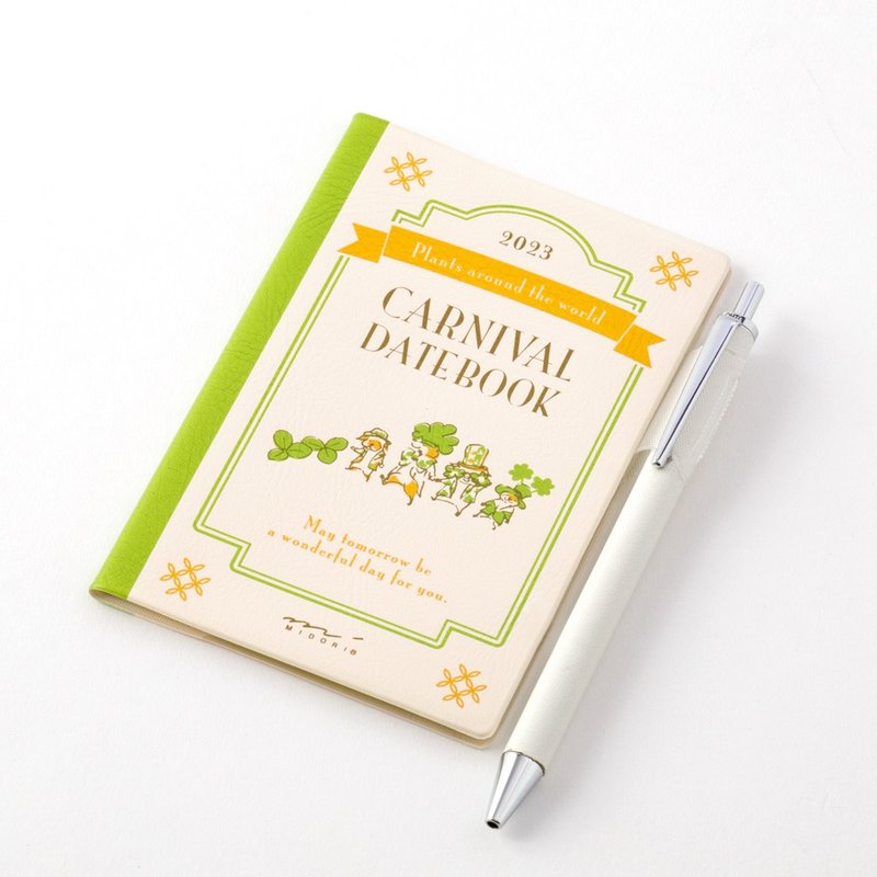 MIDORI Pocket Diary 2023 手帳迷你 月間 嘉年華 - 筆記本/手帳 - 紙 多色