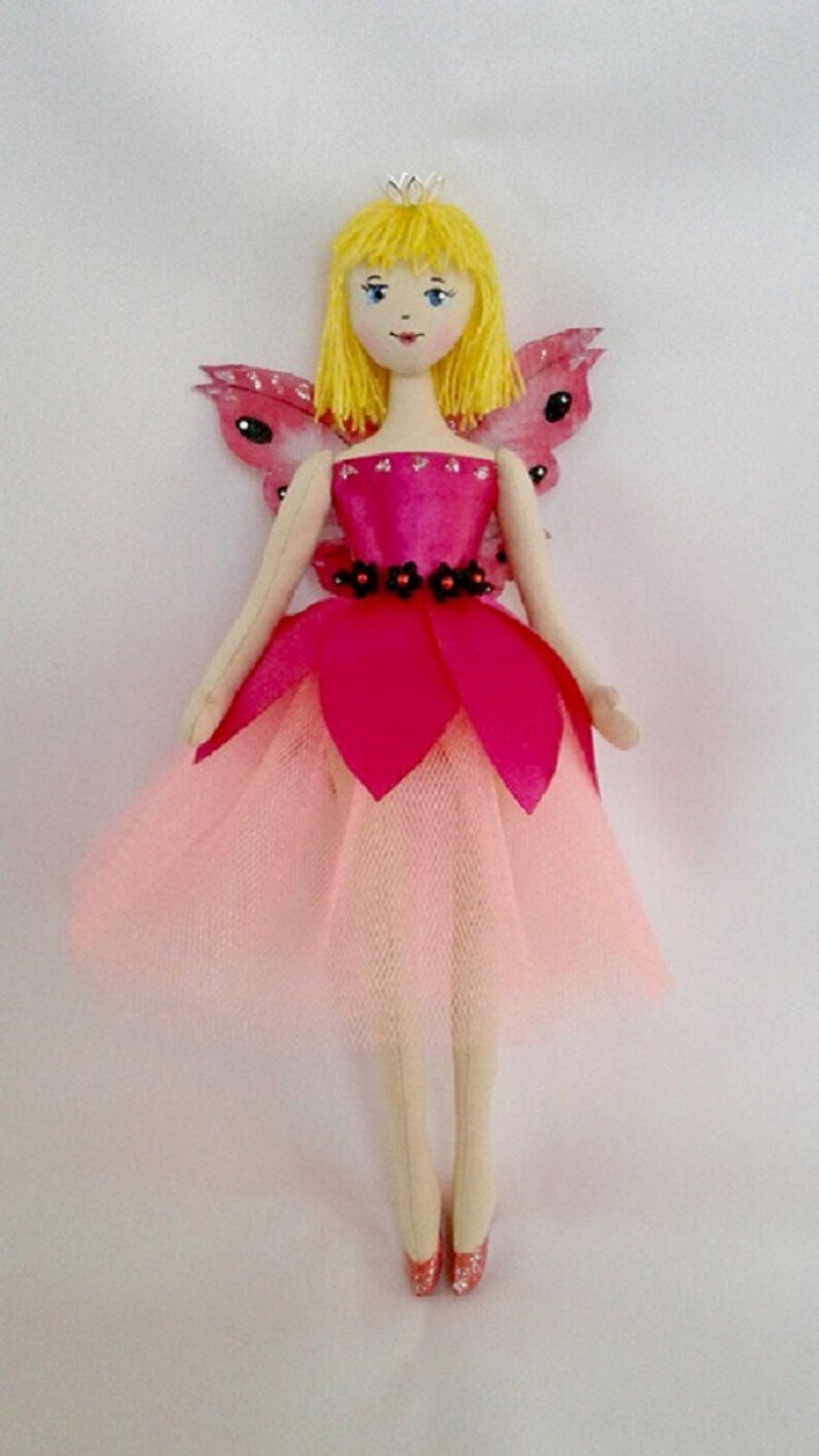 Fairy Doll ArtDoll Interior Doll angel - ของเล่นเด็ก - ผ้าฝ้าย/ผ้าลินิน 