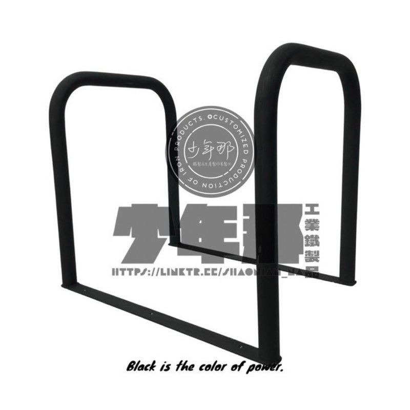 Spot matting black intersection frame. Pedestrian channel frame. Entrance and exit frame. Barrier-free access. Storefront channel frame.. - อื่นๆ - โลหะ สีดำ