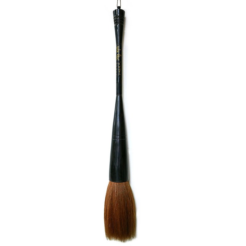 【大型毛筆】硬毫 馬毛豬鬃大筆 - 出峰19cm 總長76cm - 其他書寫用具 - 其他材質 黑色